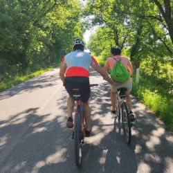 chute a vone toskanska zo sedla bicykla