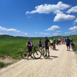 chute a vone toskanska zo sedla bicykla