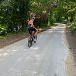 chute a vone toskanska zo sedla bicykla